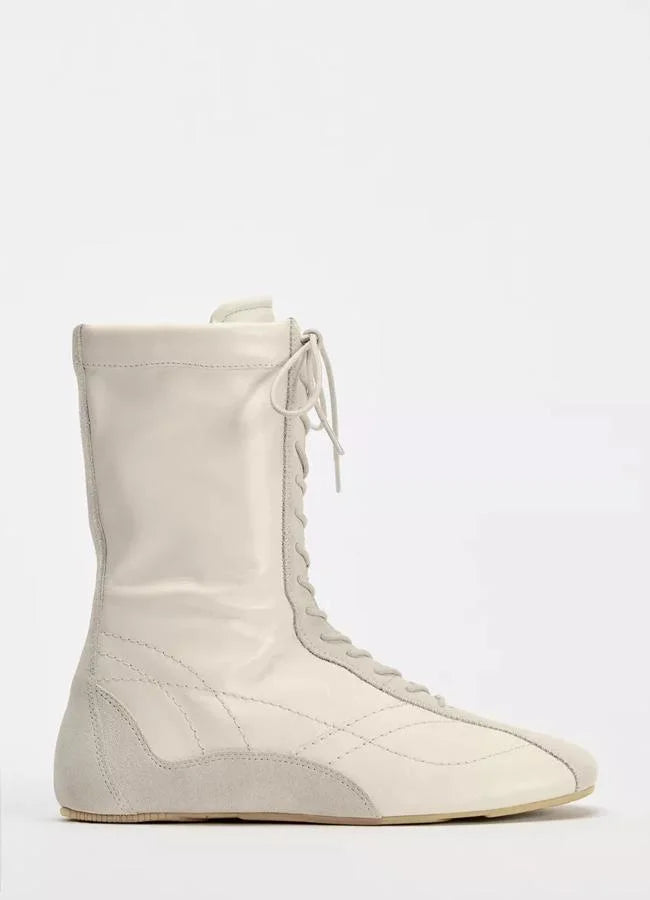 ZARA | ¡Nuevas! Bota inspiradas en zapatos de BOXEO