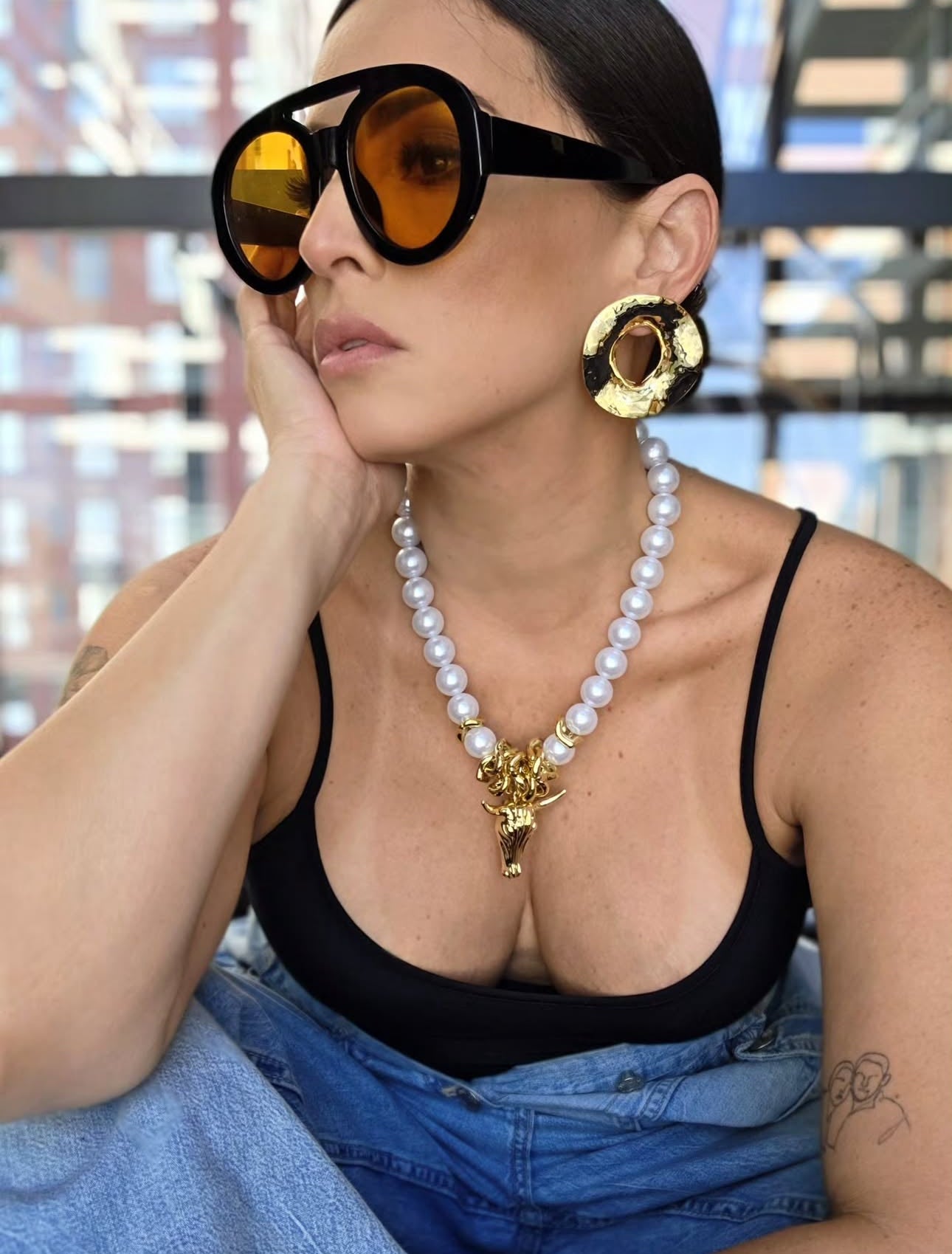 Collar con dije estilo vaquero