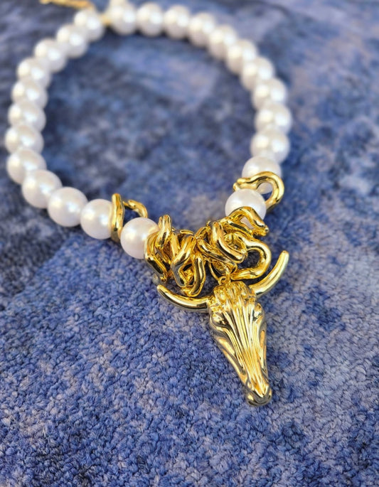 Collar con dije estilo vaquero