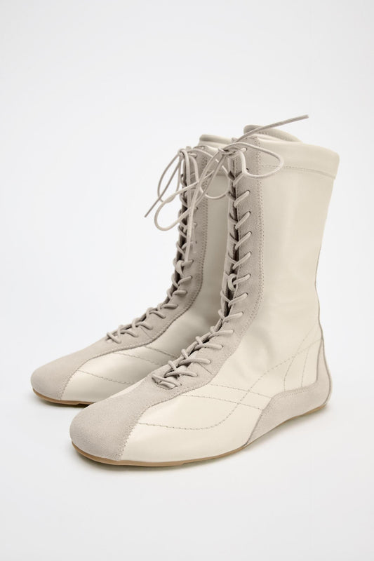 ZARA | ¡Nuevas! Bota inspiradas en zapatos de BOXEO