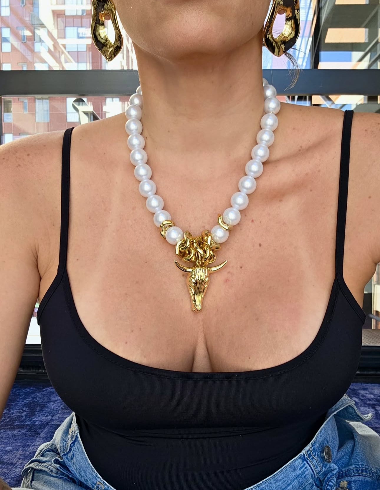 Collar con dije estilo vaquero